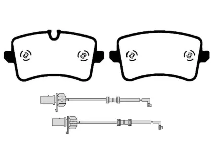 Комплект тормозных колодок, дисковый тормоз RAICAM купить