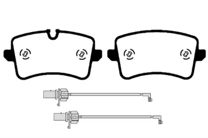 Комплект тормозных колодок, дисковый тормоз RAICAM купить
