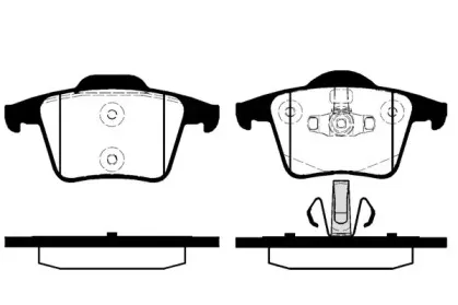 Комплект тормозных колодок, дисковый тормоз RAICAM купить