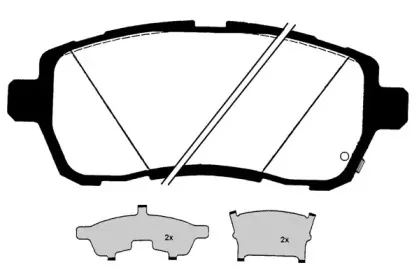 Комплект тормозных колодок, дисковый тормоз RAICAM купить