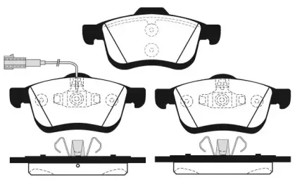 Комплект тормозных колодок, дисковый тормоз RAICAM купить