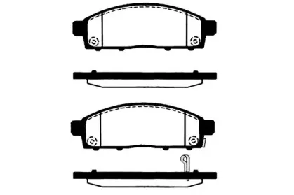 Комплект тормозных колодок, дисковый тормоз RAICAM купить