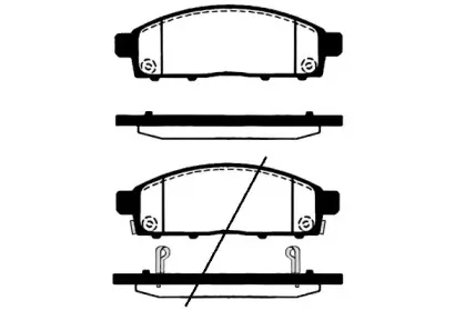 Комплект тормозных колодок, дисковый тормоз RAICAM купить