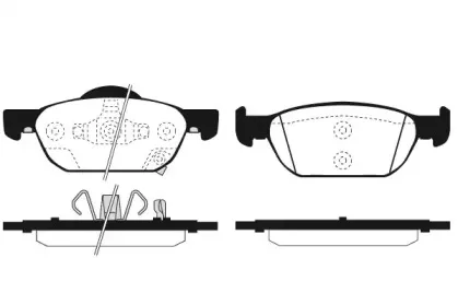 Комплект тормозных колодок, дисковый тормоз RAICAM купить