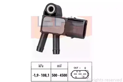 Датчик, давление выхлопных газов EPS купить