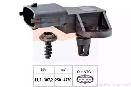 Датчик, давление выхлопных газов EPS купить