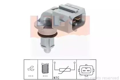 Датчик, температура впускаемого воздуха EPS купить