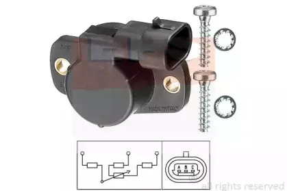 Датчик, положение дроссельной заслонки EPS купить