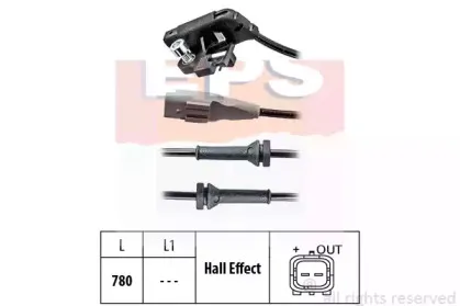 Датчик, частота вращения колеса EPS купить