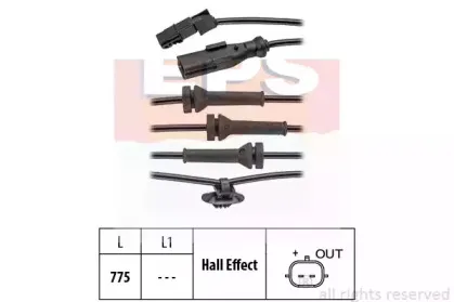 Датчик, частота вращения колеса EPS купить