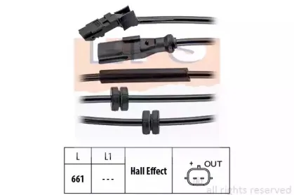 Датчик, частота вращения колеса EPS купить