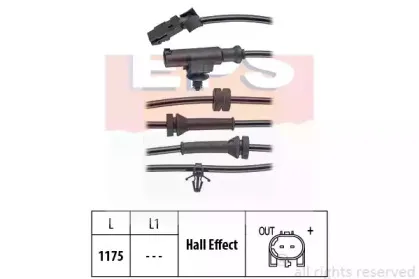 Датчик, частота вращения колеса EPS купить