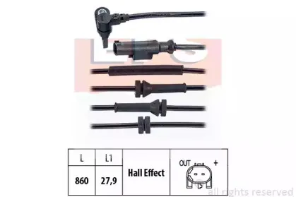 Датчик, частота вращения колеса EPS купить