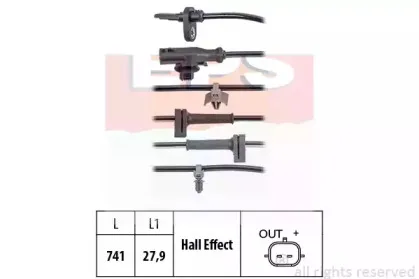 Датчик, частота вращения колеса EPS купить