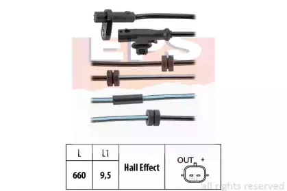 Датчик, частота вращения колеса EPS купить