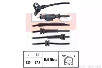 Датчик, частота вращения колеса EPS купить