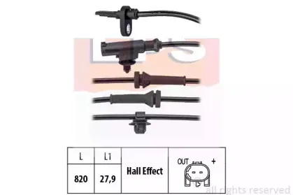 Датчик, частота вращения колеса EPS купить