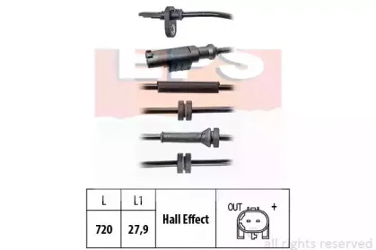 Датчик, частота вращения колеса EPS купить