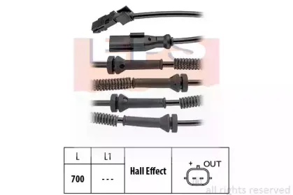 Датчик, частота вращения колеса EPS купить