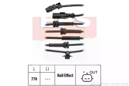 Датчик, частота вращения колеса EPS купить