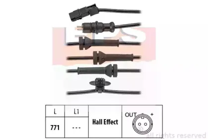 Датчик, частота вращения колеса EPS купить