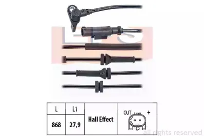 Датчик, частота вращения колеса EPS купить