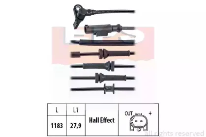 Датчик, частота вращения колеса EPS купить