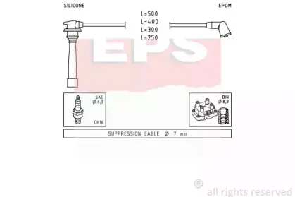 Комплект проводов зажигания EPS купить