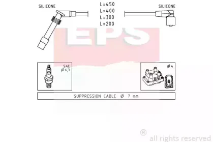 Комплект проводов зажигания EPS купить