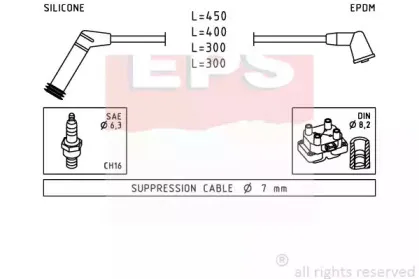 Комплект проводов зажигания EPS купить