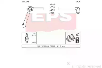 Комплект проводов зажигания EPS купить