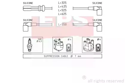 Комплект проводов зажигания EPS купить