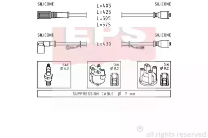 Комплект проводов зажигания EPS купить