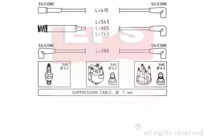 Комплект проводов зажигания EPS купить