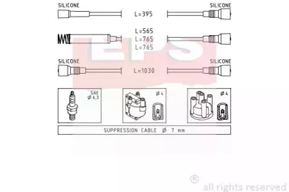 Комплект проводов зажигания EPS купить