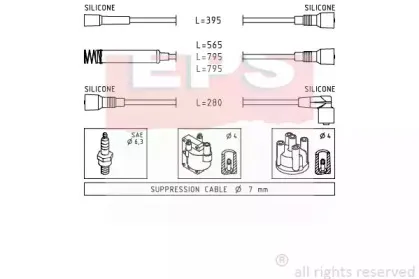 Комплект проводов зажигания EPS купить