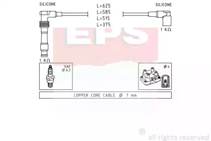 Комплект проводов зажигания EPS купить