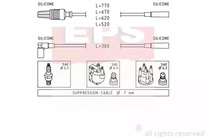 Комплект проводов зажигания EPS купить