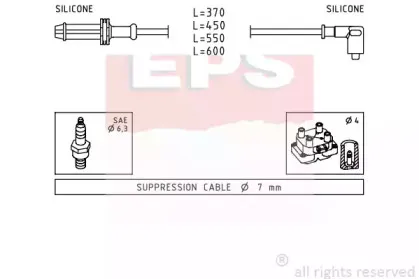 Комплект проводов зажигания EPS купить
