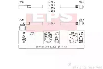 Комплект проводов зажигания EPS купить