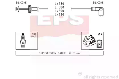 Комплект проводов зажигания EPS купить