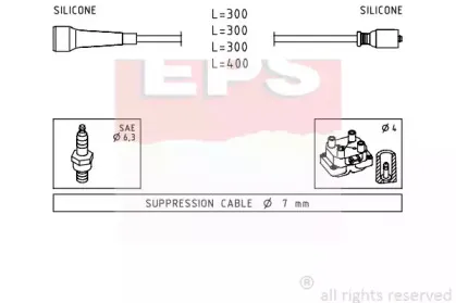 Комплект проводов зажигания EPS купить