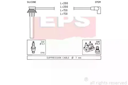 Комплект проводов зажигания EPS купить