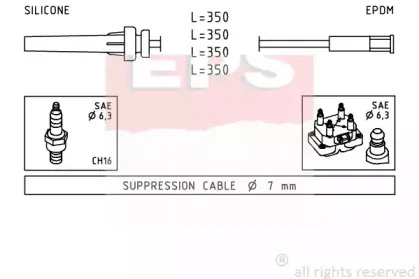 Комплект проводов зажигания EPS купить