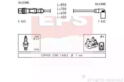 Комплект проводов зажигания EPS купить