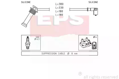 Комплект проводов зажигания EPS купить