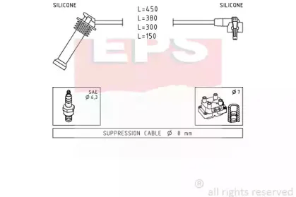 Комплект проводов зажигания EPS купить
