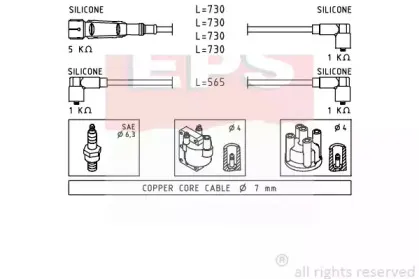Комплект проводов зажигания EPS купить