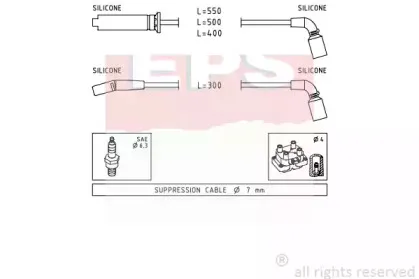 Комплект проводов зажигания EPS купить