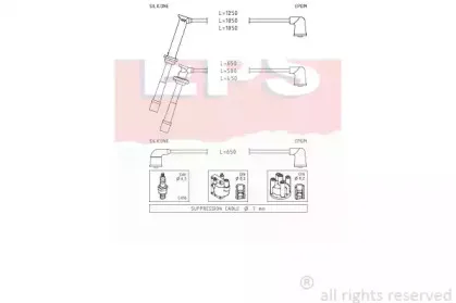 Комплект проводов зажигания EPS купить
